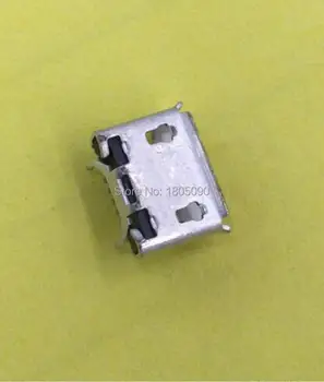 50pcs Micro USB 5pin Jack Ox rog 5.5*4.85 mm Mini Priključek usb DIP4 za 8600 Mobilni telefon polnjenje rep vtičnico