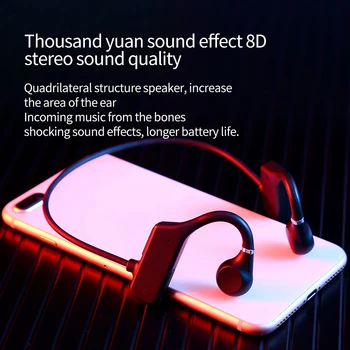 G3 Kostne Prevodnosti Slušalke Bluetooth Brezžične IPX6 Vodotesne Slušalke CVC Zmanjšanje Hrupa Šok Bas Odprto Uho Kavelj Slušalke