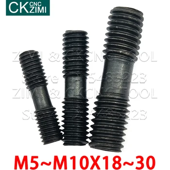 10P MCS518 MCS520 MCS620 MCS625 MCS630 MCS820 ML8X1x30 MCS830 MCS1030 Pritrdilni Vijak Dvojno glavo vijak omejeno CNC Stružnica Orodje za Struženje