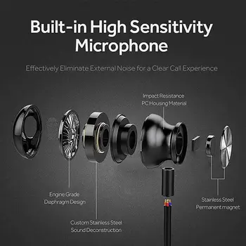 Bluetooth-združljive Slušalke Wireless Gaming Slušalke z Magnetnim Neckband Slušalke Šport Slušalka Z Mikrofonom Za Iphone Xiaomi Huawei