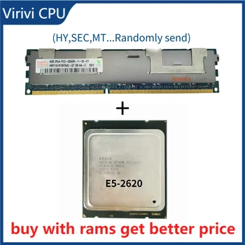 DDR3 4G 2G ram Strežnik z heatsink 1066Mhz z Xeon E5 2620 LGA 2011 CPU procesor SR0KW 2.0 GHz, 6-Core 15M podporo X79