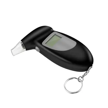 Digitalni Alkohola Dih Tester Analyzer Detektor Test Keychain Breathalizer Breathalyser Naprave LCD Zaslon