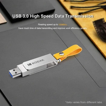 KODAK K133 Kovinski USB ključek 32GB 64GB Pen Drive USB2.0 USB3.0 Pendrive Memory Stick Shranjevanje nepremočljiva 128GB 256GB