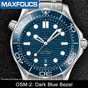 Nanosom keramično ploščo vstavite 38*povprečno 30,6 mm Svetlobna pip ob 12 Za Omega Morju master series MOD watch deli