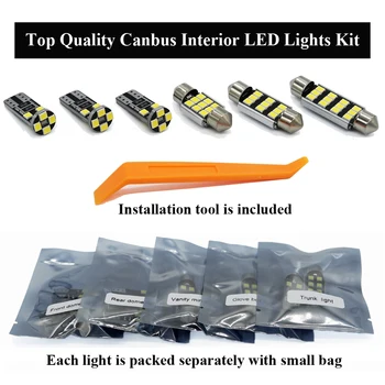 GBtuning Canbus LED Notranja Luč Kit 11Pcs Za Mitsubishi Outlander 3 2013-2020 Avto Strop Zemljevid Dome Žarnice Svetilke Oprema