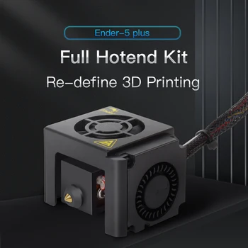 CREALITY 3D Sestavil Celotno Hotend Kit 1.75 mm Iztiskanje 0,4 mm Šoba Premera Aluminija Toplote Blok za Edaja-5 Plus 3D Tiskalnik Del