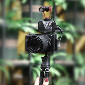 Vlog Selfie Flip Zaslona Nosilec za Sony A6500/6300/A73 Prenosne Kamere Video Snemanje Vzvratno Ogledalo Gori