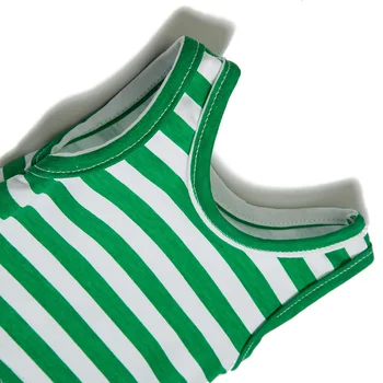 Baby Novo Rojen Fit 17 palčni 43 cm Punčko Oblačila Dodatki Zelene in Bele Kariran Oblačila Za Dojenčka Darilo za Rojstni dan