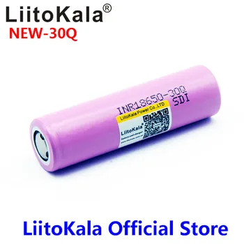 LiitoKala prvotne Novo za INR 18650 baterijo 3,7 V 3000mAh INR18650 30Q li-ion Baterije za ponovno Polnjenje