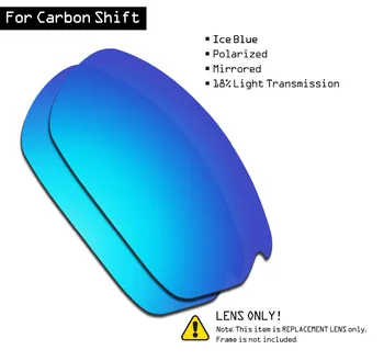 SmartVLT Polarizirana sončna Očala Zamenjava Leč za Oakley Ogljikovih Shift - Ice Blue