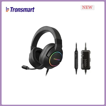 Tronsmart Iskrico Virtualni 7.1 Gaming Slušalke z RGB Osvetlitev, USB priključek Za PS4/PS5, RAČUNALNIK/Prenosnik, Nintendo Stikalo, Xbox Serije.