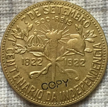1922 Brazilija 500 Ries kovancev KOPIJO KOVANCEV