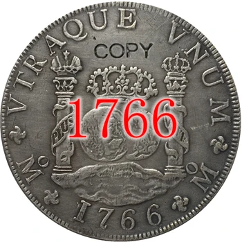 1765-1771 7 kovancev, Mehika MF 8 REALES KOVANEC IZVOD