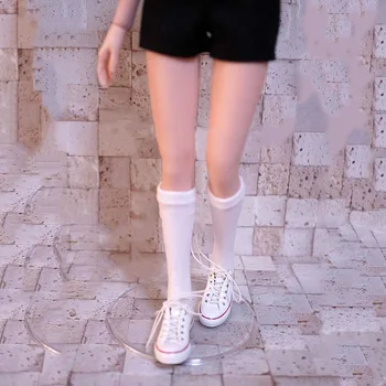 1/6 Obseg Ženski Srčkan Študent Čevlji Japonski Bele Nogavice Platno Čevlji Set za 12 inch Akcijska Figura Telo Model