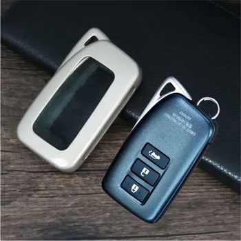 Avto Ključ Vrečko za Lexus RX NX JE GS RC Popolnoma Zaprti Kovinski Pokrov Školjke Primeru Zaščitnik Keychain Styling Ornament Auto Dodatki
